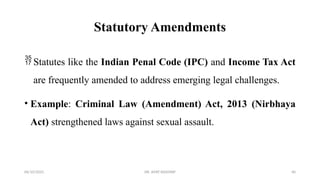 Statutory Amendment Constitutional Amendment: Meaning, Definition, Types, and Comparative ...