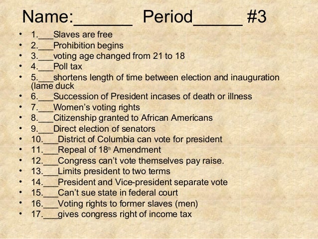 😍 What Are Amendments 11 27 The Constitution Amendments 11 2019 01 22