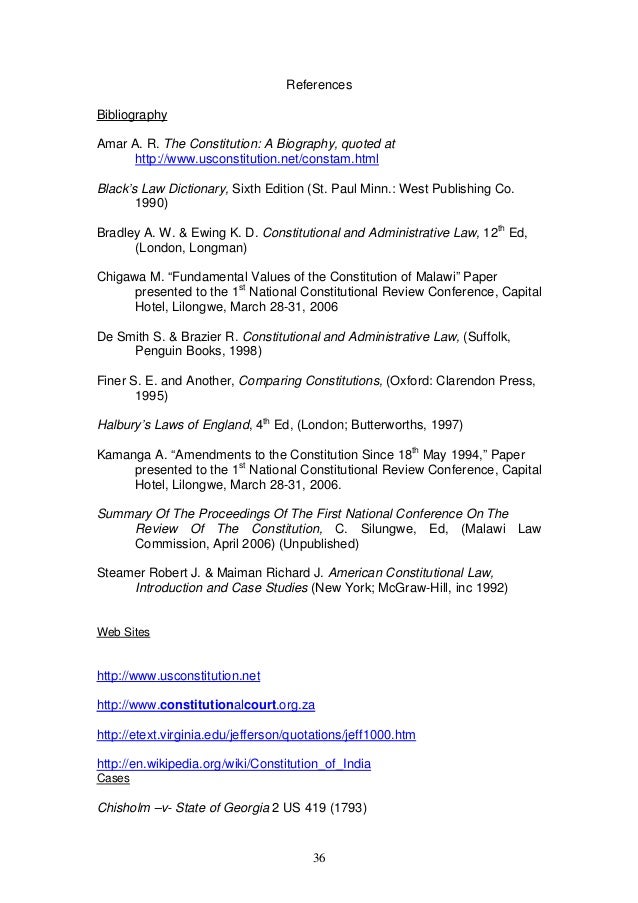 Amendments To The Constitution Discussion Paper 7