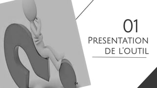 Presentation
de l’outil
01
04
 