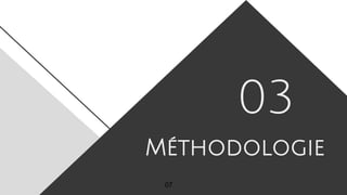 Méthodologie
03
07
 