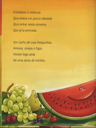 A menina que nao gostava de fruta