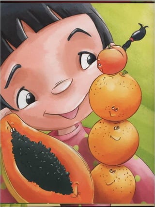 A menina que nao gostava de fruta