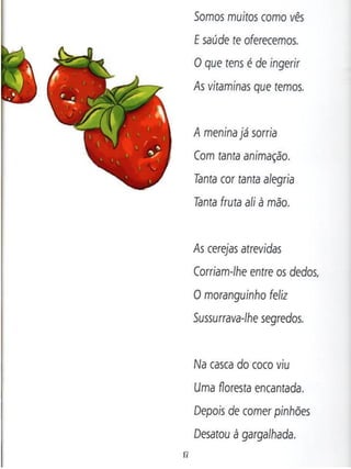 A menina que nao gostava de fruta