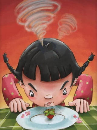 A menina que nao gostava de fruta