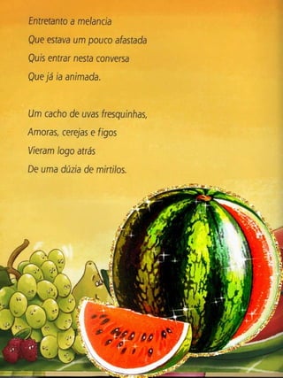 A menina que não gostava de fruta