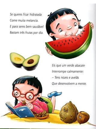 A menina que não gostava de fruta