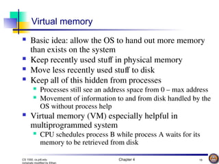 Comprehensive Overview of Memory Management Mechanisms in Operating ...