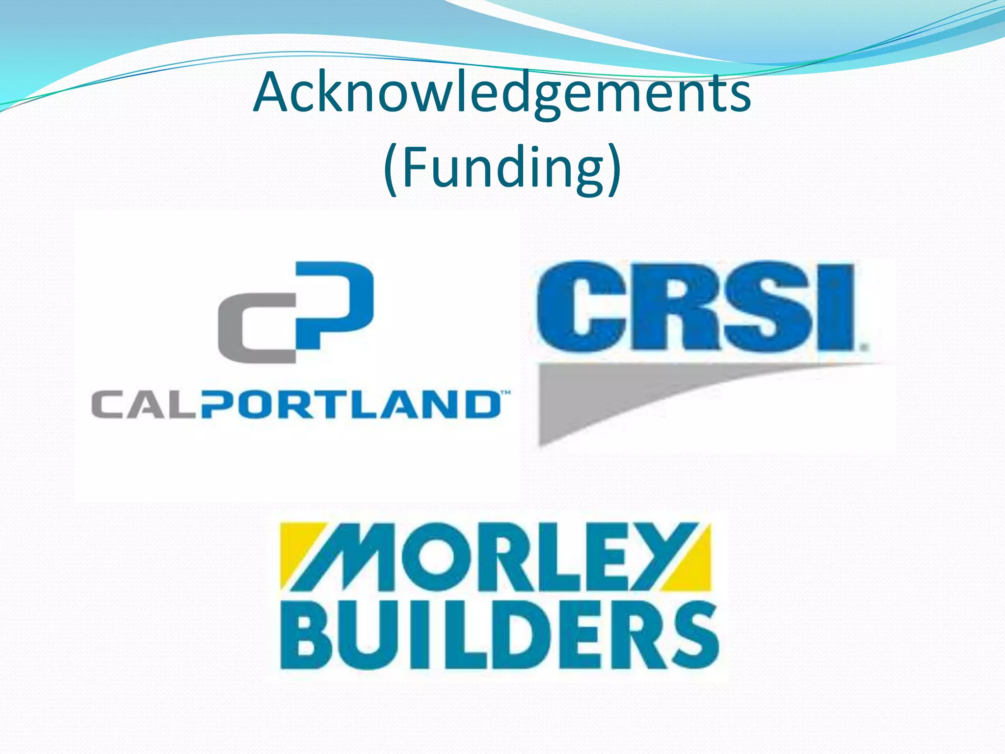 Acknowledgements(Funding) 