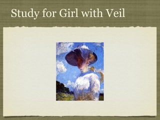 Study for Girl with Veil
 