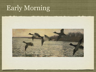 Early Morning
 