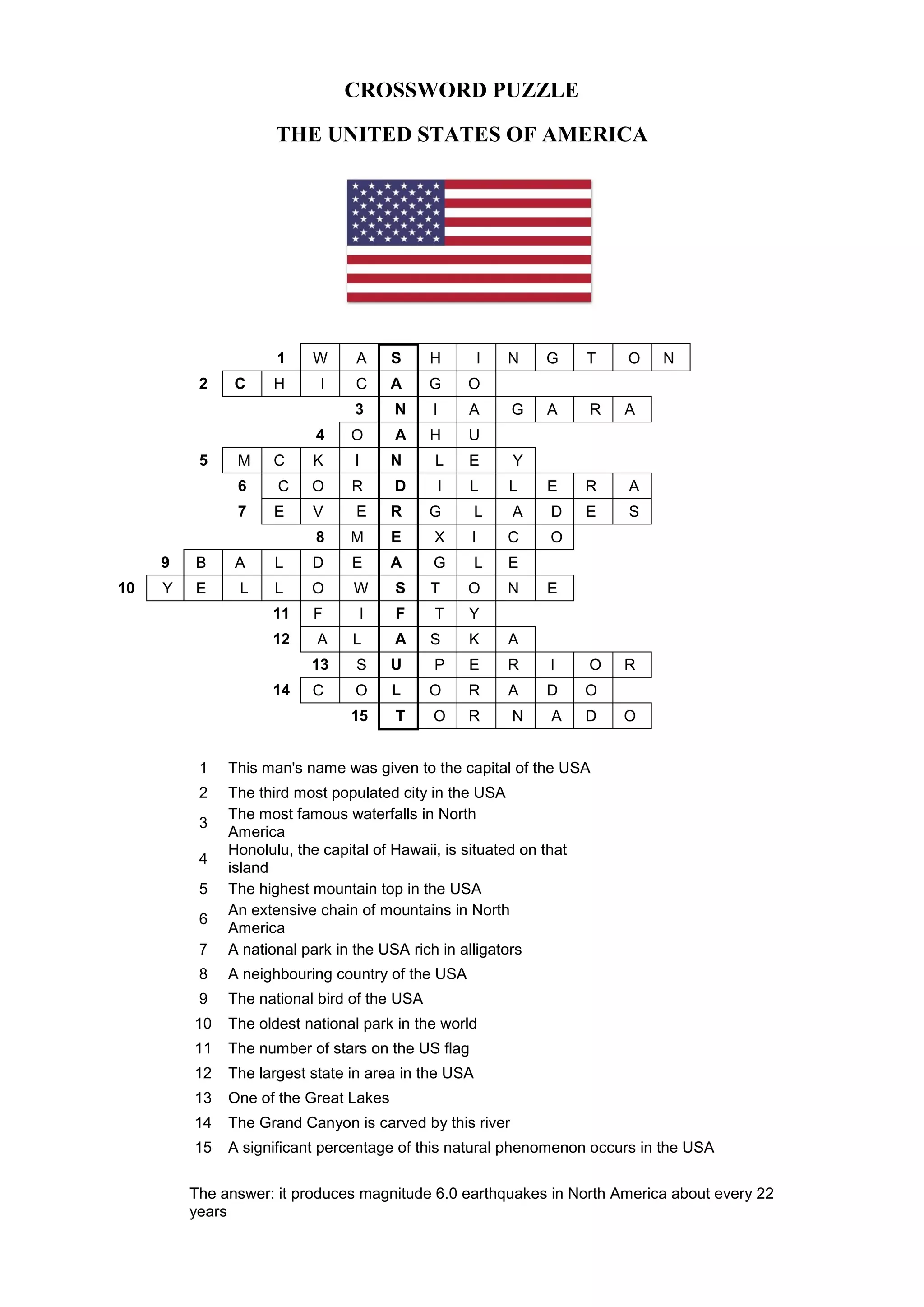 Crossword Usa