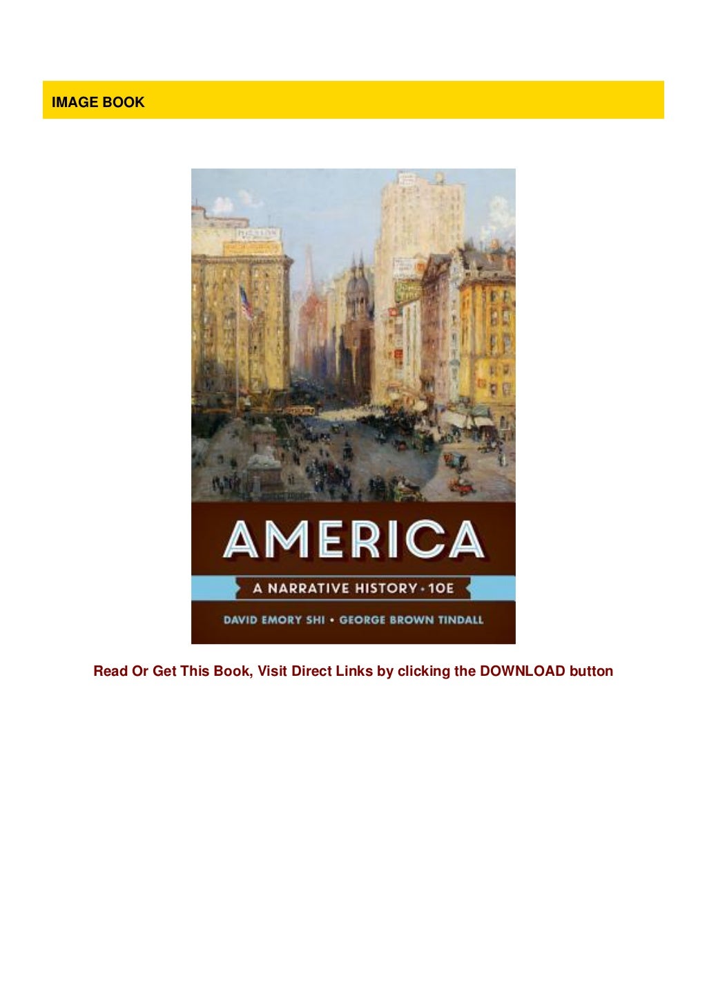 America a narrative history