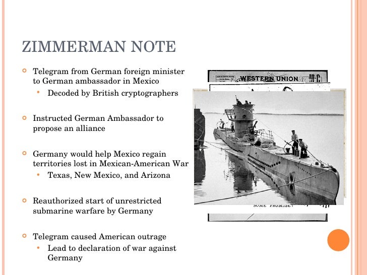 America Enters The First World War