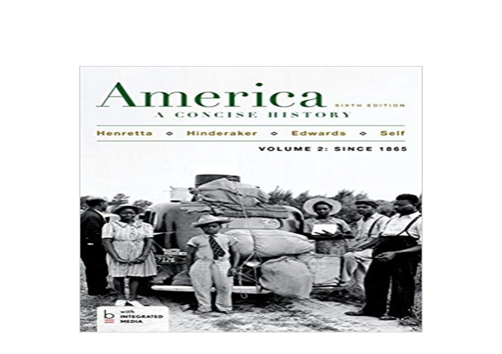 BOOK_KINDLE LIBRARY America A Concise History Volume 2 Sixth Edition