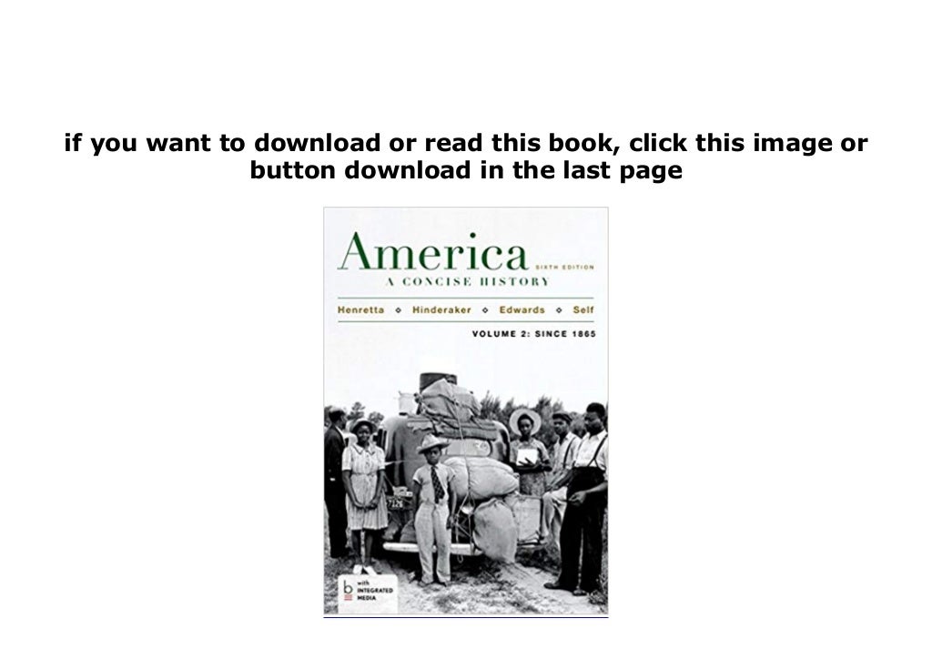 BOOK_KINDLE LIBRARY America A Concise History Volume 2 Sixth Edition