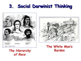 3. Social Darwinist Thinking

The Hierarchy
of Race

The White Man’s
Burden

 