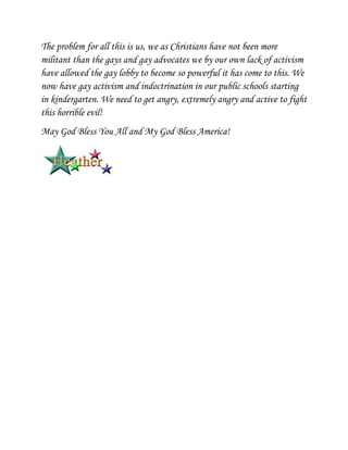 America homosexuality