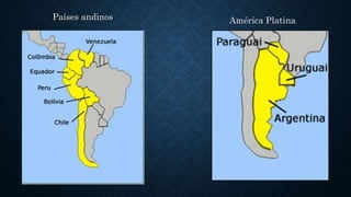 Países andinos América Platina
 