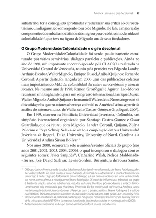 America latina e o giro decolonial | PDF