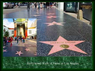 Hollywood Walk of Fame in Los Angles.
 