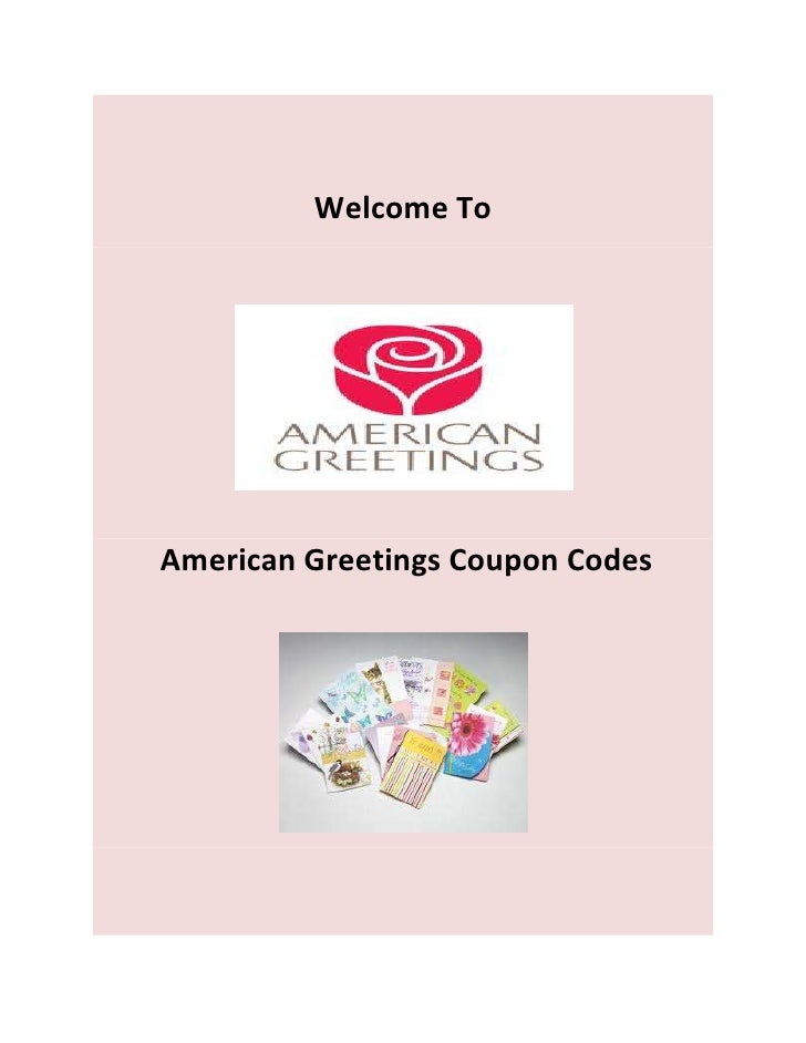 American Greetings Coupon Codes