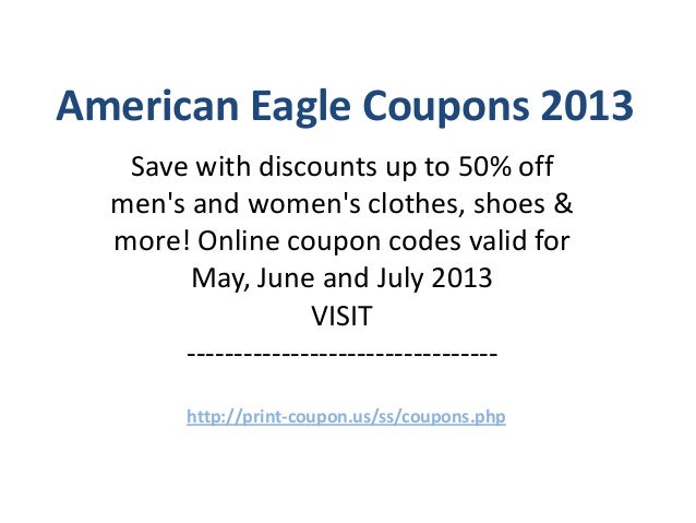 American eagle coupon code in store