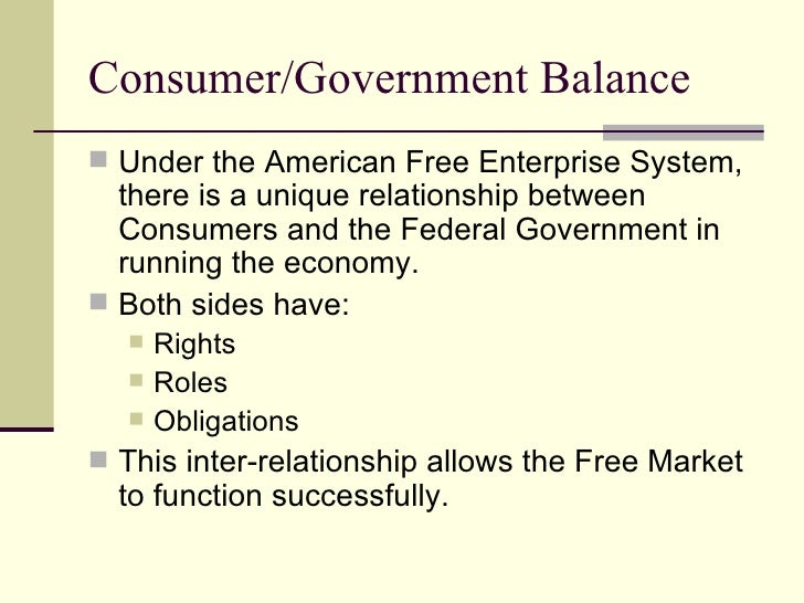 Consumer Government Interaction