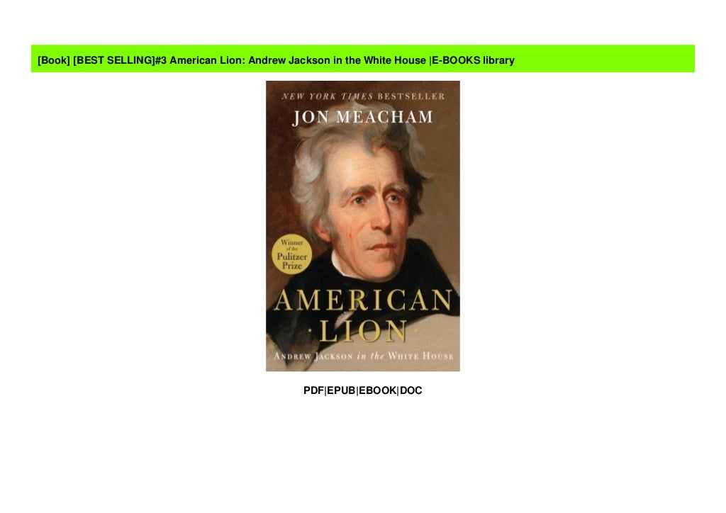 american lion andrew jackson