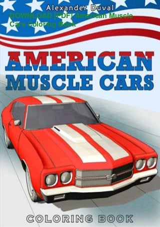 DOWNLOAD [PDF] American Muscle
Cars Coloring Book
 