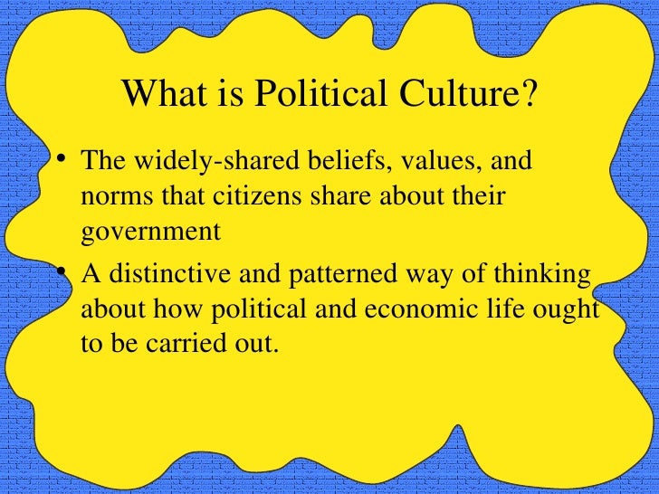 political culture meaning