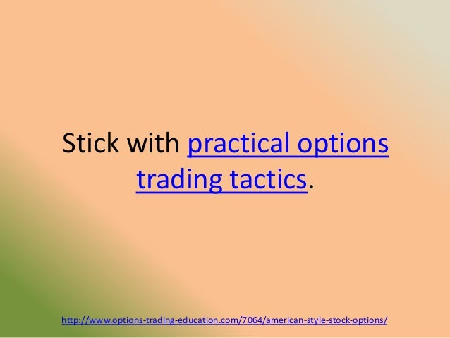European style stock options contracts