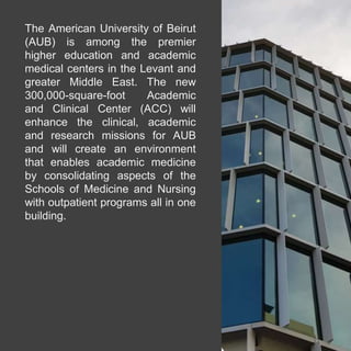 American University of Beirut | Medical Center | PPTX