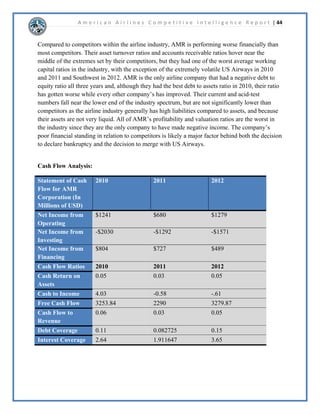 A m e r i c a n A i r l i n e s C o m p e t i t i v e I n t e l l i g e n c e R e p o r t | 27 
AAdvantage 
x /LNHPDQDLUOLQHFRPSDQLHV$05KDVDUHZDUGVSURJUDP$$GYDQWDJHUHZDUGVORDO 
FXVWRPHUVERIIHULQJWKHPPLOHVWKDWFDQEHXVHGWRIOWRPDQGLIIHUHQWGHVWLQDWLRQV 
IRUIUHHLQDGGLWLRQWRRWKHUSHUNV 
 
$05RUSRUDWLRQ0DUNHWLQJ$FWLYLWLHVDQG7UHQGV 
 
([HFXWLYH6XPPDU$PHULFDQ$LUOLQHVLVKLJKOOLNHOWRFRQWLQXHSXVKLQJWKHLU³1HZ 
$PHULFDQ´FDPSDLJQLQDQHIIRUWWRUHVWRUHIDLWKLQWKHDLUOLQH$PHULFDQZLOOFRQWLQXHWRXVH 
WHFKQRORJDQGVRFLDOPHGLDVXFKDVWKH.ORXWSODWIRUPWRUHDFKRXWWRWKHLUFRQVXPHUEDVHDQG 
SURYRNHZRUGRIPRXWKDGYHUWLVLQJ7KH$$GYDQWDJH/RDOW3URJUDPLVQRWOLNHOWRFKDQJH 
GUDVWLFDOOZLWKWKHQHZ$PHULFDQWKRXJKLWZLOOFRQWLQXHWREHDYLDEOHSDUWRI$PHULFDQ¶V 
PDUNHWLQJFDPSDLJQ 
 
'LVFXVVLRQ$PHULFDQ$LUOLQHVPDUNHWLQJ 
VWUDWHJLHVDUHFXUUHQWOFHQWHUHGDURXQG 
WKHLGHDRI³7KHQHZ$PHULFDQ´,Q 
-DQXDU$PHULFDQSDUWQHUHGZLWKWKH 
)XWXUH%UDQGDJHQFWRFUHDWHDVHFRQG 
FRPPHUFLDOHQWLWOHG³KDQJHLVLQWKH 
$LU´7KHLGHDRIWKLVDGZDVWR 
HQFRXUDJHSHRSOHWREULQJEDFNWKH 
ZRQGHURIWUDYHO$FFRUGLQJWR'DUO/HH 
JOREDOFKLHIVWUDWHJRIILFHUDW0FDQQ 
6RXUFHKWWSWLQXUOFRPQ]VNYO 
³:H¶UHVRREOLYLRXVWRWKHIDFWWKDWZHFDQ 
JHWRQDSODQHDQGJRDQZKHUHLQWKHZRUOGDQWLPHZHZDQW:HZDQWHGWREULQJWKDW 
DPD]HPHQWWKDWZRZIDFWRU´$ORQJZLWKWKHQHZ$PHULFDQLVWKHFKDQJHLQWKHFRPSDQ¶V 
ORJRDVZHOODVWKHH[WHULRUGHVLJQVRIWKHSODQH$PHULFDQ$LUOLQHVKDVGLYHUWHGIURPWKH$$ 
ORJRLQWRDEROGUHGZKLWHDQGEOXHWDLOORJR 
DQG$PHULFDQLQSULQWDFURVVWKHSODQH 
7KLVGHVLJQHQFRXUDJHVIOHUVWRWKLQN 
³$PHULFD´ZKHQHYHUWKHVHHDQ$PHULFDQ 
SODQH 
 
$PHULFDQ$LUOLQHVKDVDOVRUHFHQWOSDUWQHUHG 
ZLWK.ORXWDQLQIOXHQWLDOPDUNHWLQJSODWIRUP 
.ORXWJLYHVFXVWRPHUVRI$PHULFDQ$LUOLQHVD 
6RXUFHKWWSWLQXUOFRPOUMX 
 