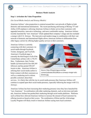 A m e r i c a n A i r l i n e s C o m p e t i t i v e I n t e l l i g e n c e R e p o r t | 3 
 
127,( 
$VRI'HFHPEHU$05RUSRUDWLRQDQG86$LUZDV*URXSKDYHRIILFLDOOPHUJHGDQG 
DUHQRZUHSUHVHQWHGEWKH$PHULFDQ$LUOLQHV*URXS,QFZLWKFRPPRQVKDUHVWUDGHGRQWKH 
1DVGDTXQGHUWKHVPERO$$/'XHWRWKH'HSDUWPHQWRI-XVWLFHODZVXLWDJDLQVW$05 
RUSRUDWLRQDQG86$LUZDV*URXSWKLVSURMHFWZDVFRPSLOHGEHIRUHNQRZLQJZKHWKHURUQRW 
WKHPHUJHUZRXOGJRWKURXJK 
 
 
 
 
 
 
 
 