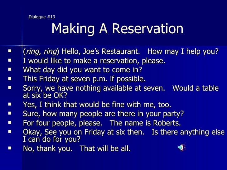 American Accent Slide Presentation