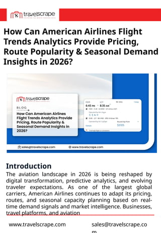American Airlines Flight Trends Analytics For Demand Insights In 2026 Pptx American Airlines Flight Trends Analytics For Demand Insights In 2026 Pptx 1 320 