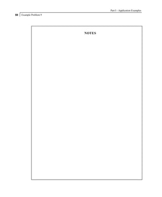 Part I - Application Examples
88   Example Problem 9




                         NOTES
 