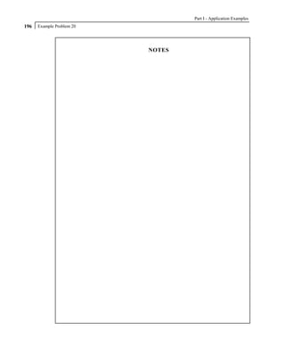 Part I - Application Examples
196   Example Problem 20




                           NOTES
 