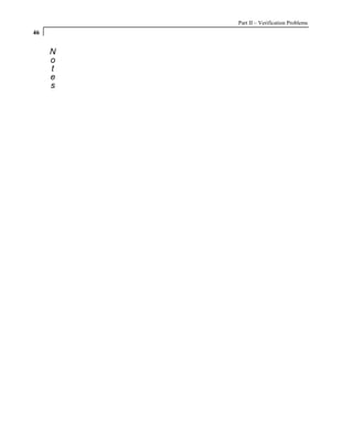 Part II – Verification Problems
46
 