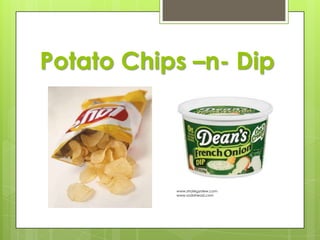 Potato Chips –n- Dip

www.strategystew.com
www.sodahead.com

 