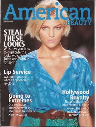 American Beauty, March 2009