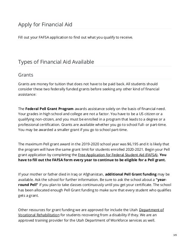 Financial Aid for Cosmetology and Barber Students