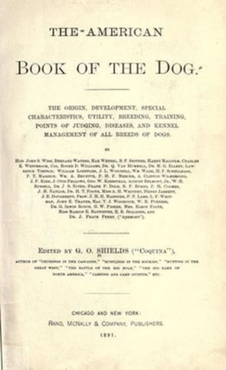 American book of the dog (1891)