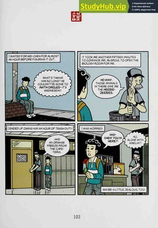 I I
r WAITED FOR WEI-CHEN fOf^ ALMOST
AN HOUR BBfORB FI6URIN6 IT OUT.
IT TOOK me ANOTHER FIFTEEN MINUTES
TO CONJNCe MR. /W: 6R0UL TO OPBN THE
aOLoey Room for me.
103
 