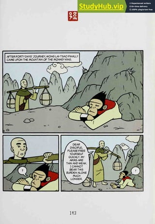 AFTER FORTY DAYS' JOURNEY, W0N6 LAI-T5A0 FINALLY
CA/Ve UPON THE MOUNTAIN OF THE /VONKEY KING.
H3
 