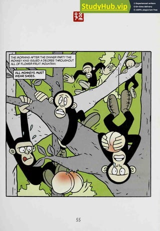 I //
THE MORNING AFTER THE DINNER RARTV THE
MONKEY KIN6 ISSUED A DECREE THROUGHOUT
ALL OF FLOWER-FRUIT MOUNTAIN:
Att moNKeys mUST
W6PR SHOES.
55
 