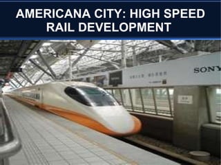 AMERICANA CITY: OIL & GAS LOADING PLATFORM  