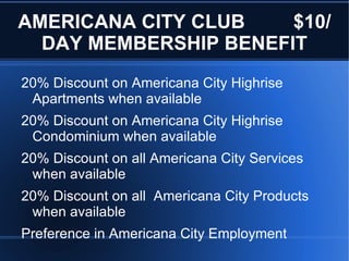 Create a Vibrant City 