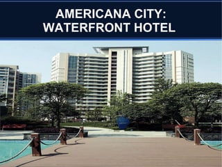 AMERICANA CITY, TEXAS U.S.A. WHY ? To Create New Economies 